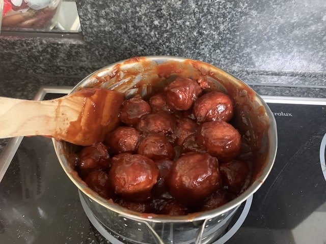 Smoked Bbq Meatballs Tasty And Easy Recipe The Grilling Dad