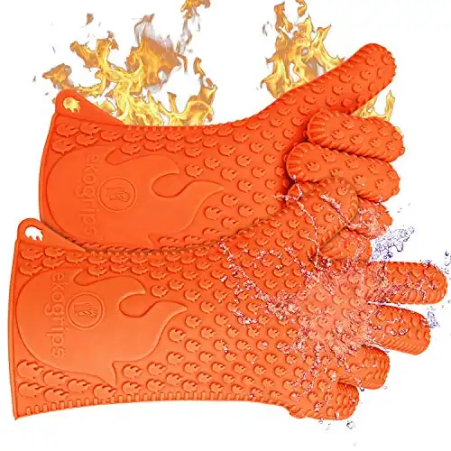 Jolly Green Products Ekogrips Premium Heat-Resistant BBQ Gloves for Cooking