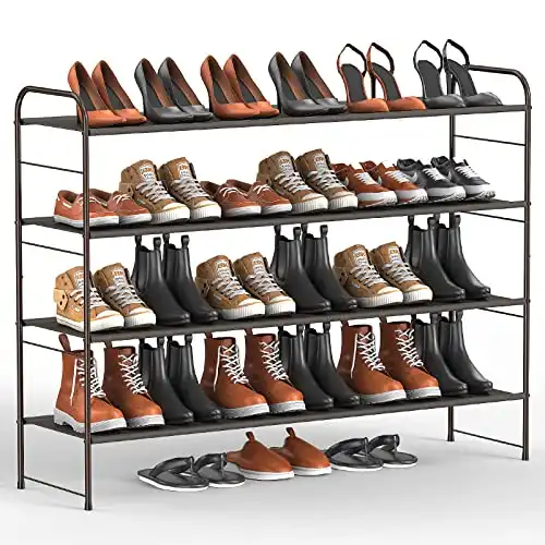 Coonoor 4-Tier Long Shoe Rack Storage
