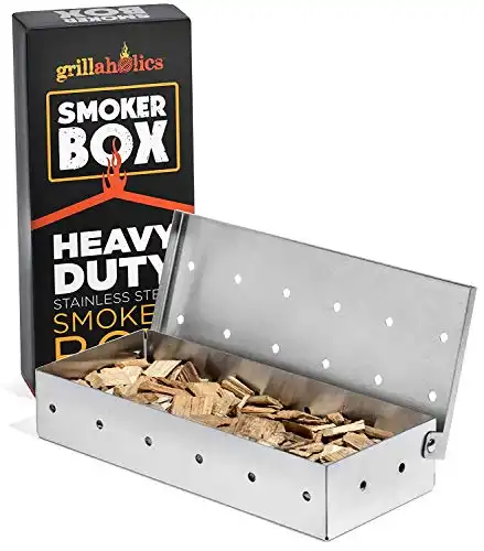 Grillaholics Smoker Box, Top Meat Smokers Box in Barbecue Grilling Accessories