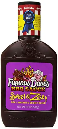 Famous Dave's Sweet and Zesty BBQ Sauce, 20 oz