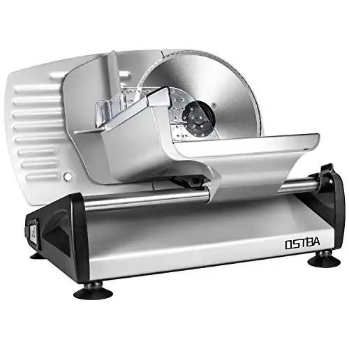 Meat Slicer Electric Deli Food Slicer with Child Lock Protection