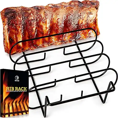 MOUNTAIN GRILLERS BBQ Rib Racks for Smoking