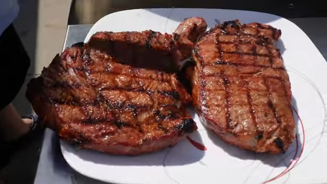 Carry-over cook for steaks